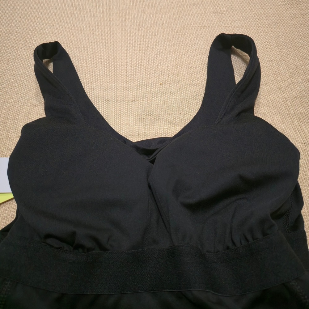 All in Motion Women Black Pleated Active Dress Built-in Shorts Pockets Sz M NWT - Picture 7 of 8